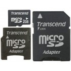 Transcend MicroSD 2 Gb (SD adapter ) TS2GUSD